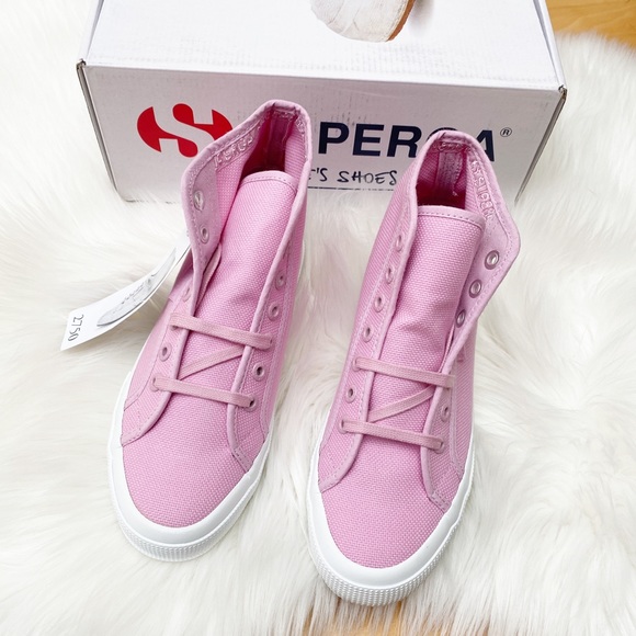 SUPERGA Canvas Hi Tops Sneakers - Picture 4 of 5